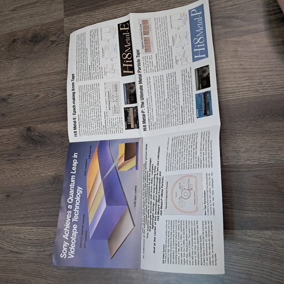 sony 8mm video cassests accessories manual - Picture 9 of 10